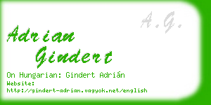 adrian gindert business card